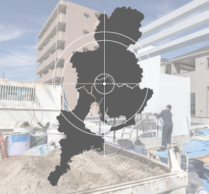 外構対応エリア紹介