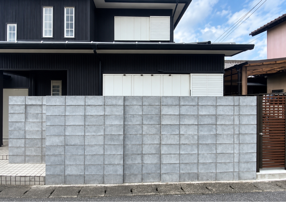 ブロック塀の施工前