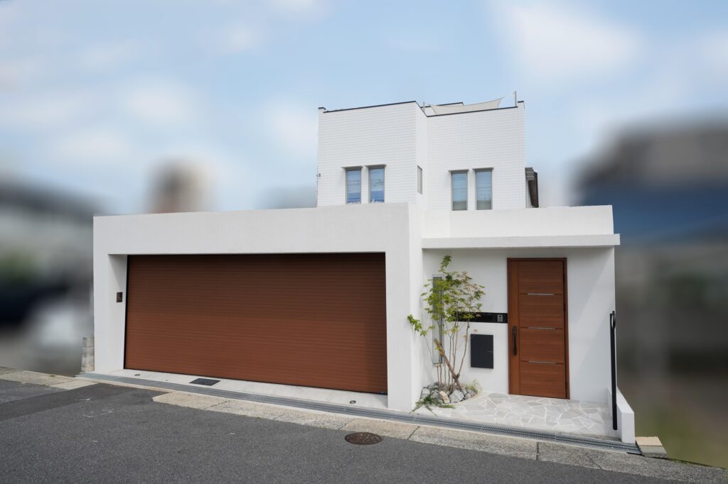 グランドアートウォールのフルクローズ外構 イメージ2