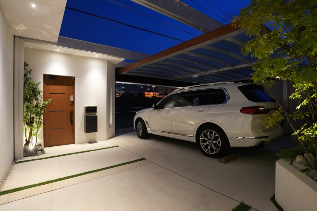 グランドアートウォールのフルクローズ外構 イメージ18