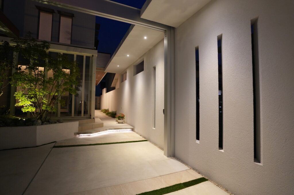 グランドアートウォールのフルクローズ外構 イメージ20