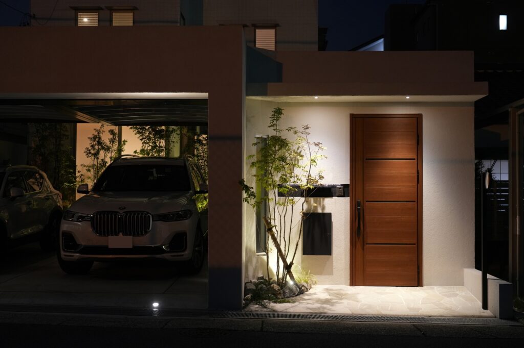 グランドアートウォールのフルクローズ外構 イメージ22