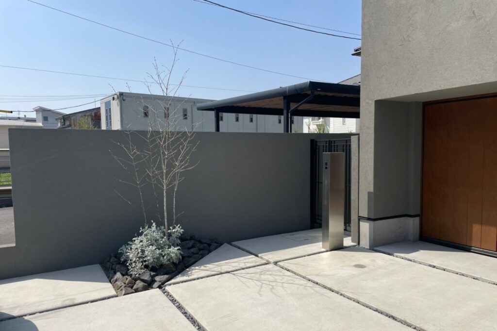 グランドアートウォールの塀と植栽 イメージ2