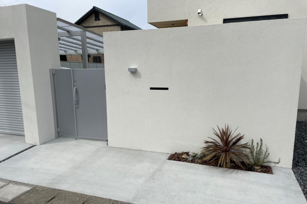 グランドアートウォールの塀とシャッターゲート イメージ13