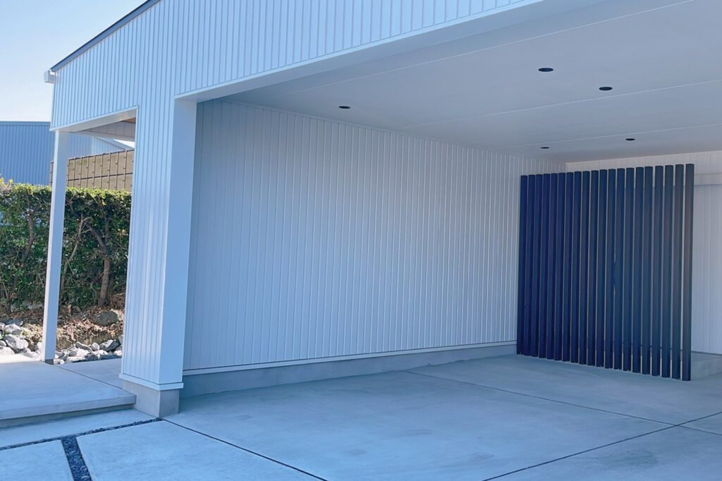 グランドアートウォールの門袖と外構 イメージ6