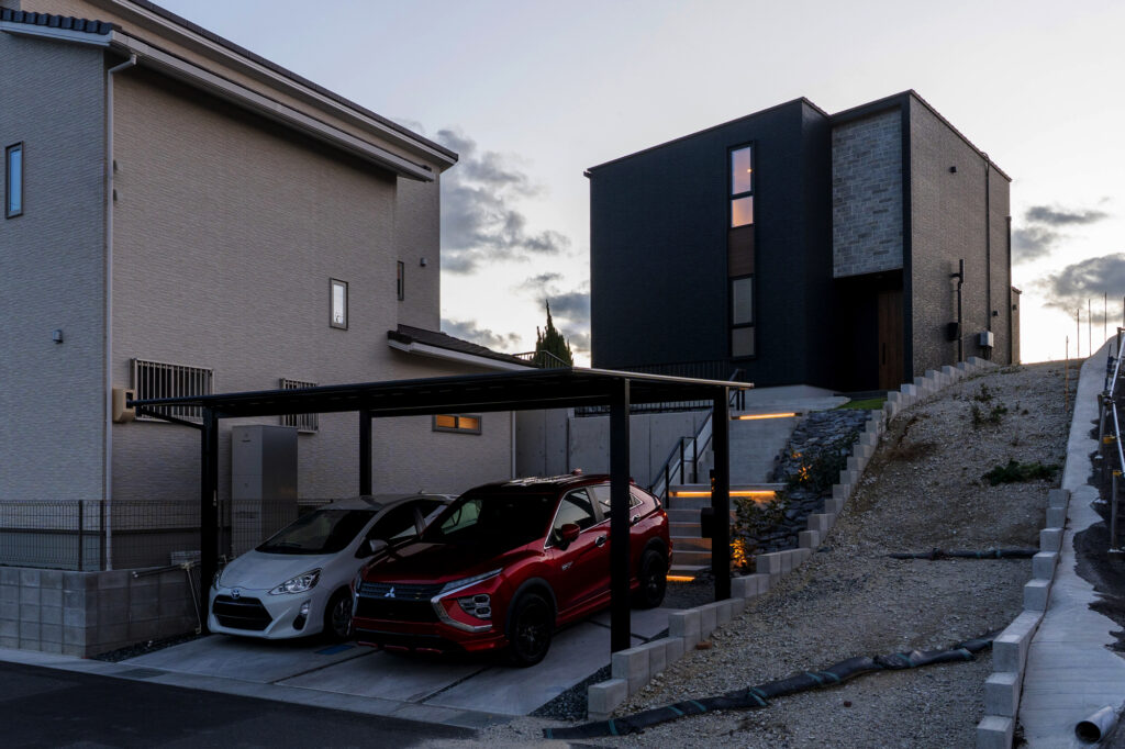 駐車場から玄関までを「見せ場」に変えた愛知県常滑市の新築外構デザイン イメージ21