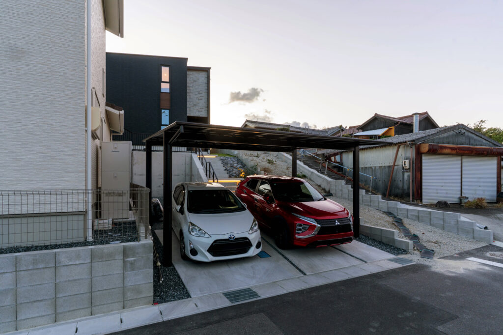 駐車場から玄関までを「見せ場」に変えた愛知県常滑市の新築外構デザイン イメージ23