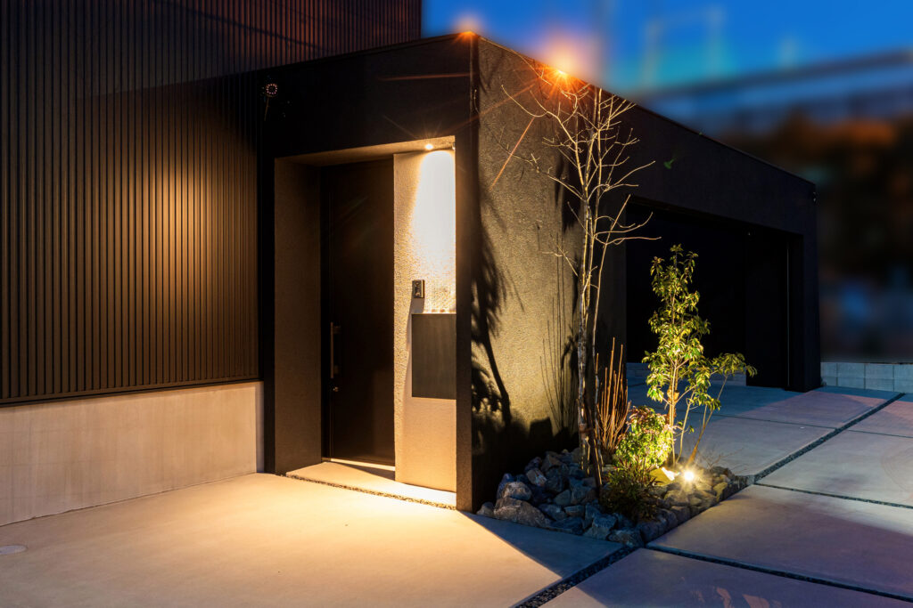 建物と調和するシンプルモダンな愛知県あま市 新築外構 イメージ29